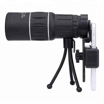 China Monocular 16x52 Optical High Definition Plastic Night Vision Monocular With Tripod Camping Increasing Lightweight And Portable Hunting Telescope for sale