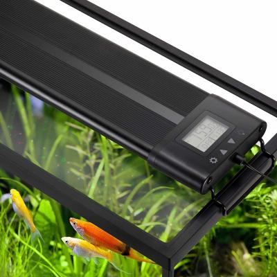 China Dimmable Super Slim Body LED Aquarium Plant Light 18W IP68 7 Colors Full Spectrum Aquarium Light Fixture for Freshwater Plant (30CM) for sale