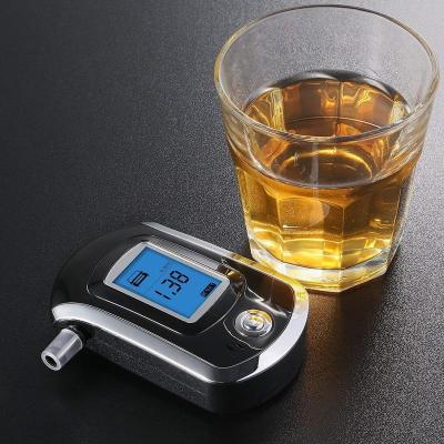 China Portable Alcohol Breath Analyzer Police Digital Breath Alcohol Tester Breathalyzer for sale