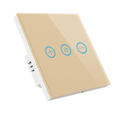 China ABS Home Automation Switch Dimmer With Tuya Smart Memory Mode Switch Support Alexa / Google Home Voice Control for sale