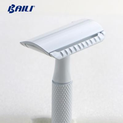 China Baili Edge Safety Razor Safety Razor Single Double Blade Luxury Metal Shaving Blades for sale