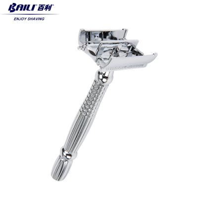 China Baili Long Classic Single Handle Double Blade Edge Safety Razor Double Edge Safety Razor for sale