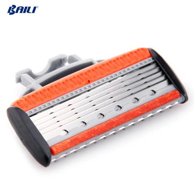 China Wholesale 5 Blades Replacement Razor Refills DT51 Cartridge Metal Handle Safety Razor Blades for sale