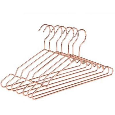 China 2018 good quality durable copper metal hanger with clips for display for sale