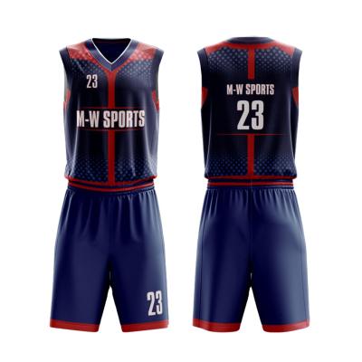 China 100% Sublimated Quick Dry Breathable Polyester Basketball Singlets for sale