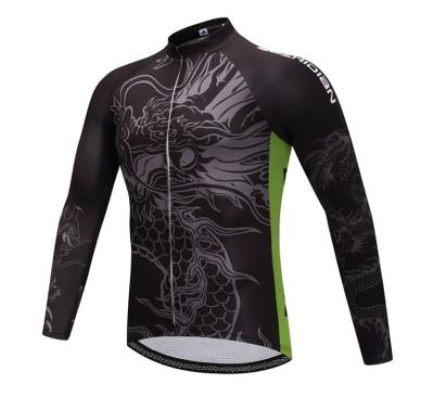 China Spring And Autumn Cycling Suit For Men Breathable Long Sleeve Cycling Suit for sale