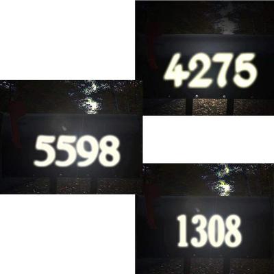 China Waterproof Reflective Mailbox Numbers Classic Style Vinyl Die Cut Self Adhesive Sticker Decal for Mailbox Signs Window for sale