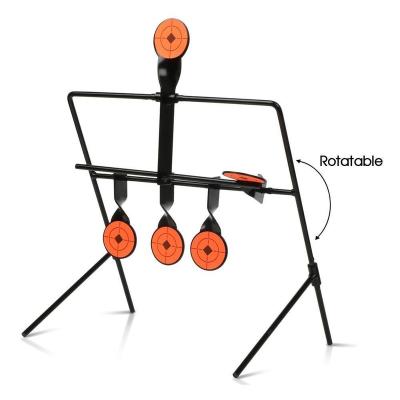 China Resetable New Trends Reactive Spinner Target Paddles Plinking Shooting Gun For Training for sale