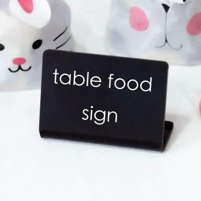 China Decorative Mini Chalkboard Signs Easy to write on with liquid chalk markers and mark small plastic chalkboard message board signs for sale