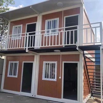 China 100% Wateproof Light Soundproof Modern Two Story Bungalow Design House Small Luxty Front With Terrace China for sale