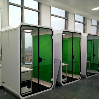 China Adjustable Acoustic Meeting Booth Meeting Office Booth (Other) Indoor Office Booth Sound Box Acoustic Silence Booth Pod for sale