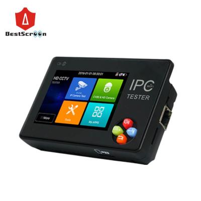 China CCTV Surveillance Security System 3.5 Inch 4K Touch Screen CCTV Tester With Analog CVBS IP Camera Tester for sale