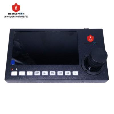 China Aluminum Alloy Case Network Muti-Function Keyboard Monitor Joystick 7 Inch HD LCD Display RS485 Zoom Controller /AHD PTZ Zoom Controller for sale