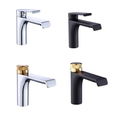 China China Factory Waterfall Bathroom Thermostatic Faucet Black Faucets Accessories Luxury Chrome Color Lavatory Mixer Taps for sale