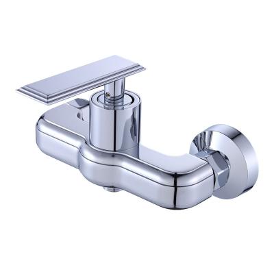 China Without Slide Bar European Standard Contemporary Brass Shower Mixer Taps Shower Faucet for sale