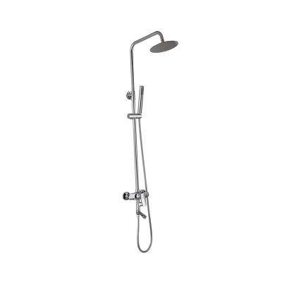 China 2017 New Contemporary Design Brass Material Single Handle Slide Bar Shower Being Set With Hose And Shower Head for sale