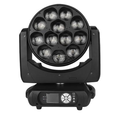 China Sports Stadiums Hotel Office China Big Power Led Wash Moving Head 12x40W 4inl RGBW Original Orsam LED Zoom Led Moving Head Lights for sale