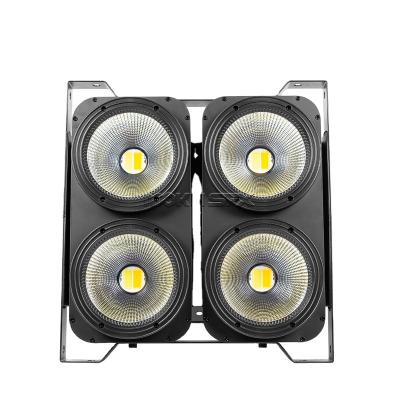 China Wholesale Light 4X100W Led Cob Blinder Led Stage Lighting Equipment Wedding Event Party Stage Can Lights Showcase Battery Operated for sale