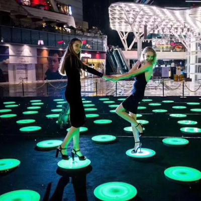 China 2022 Hot Selling Hotels Remote Control Led Outdoor Party Lights Disco Brick Lighting Entertainment DJ Show Club Concert Mall Dance Floor for sale