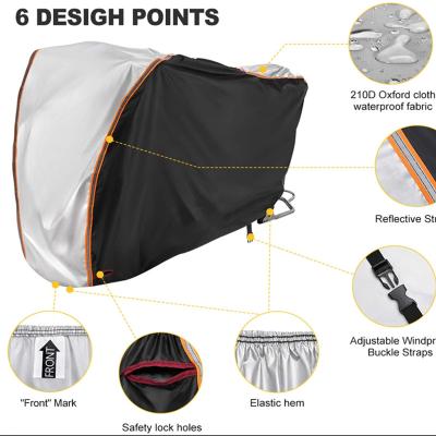 China Scrach Resistant/Universal Weather Sun Protection Reflector Motorbike Cover Motorcycle Waterproof Outdoor Cover Four Seasons Sunproof/Water Proof for sale