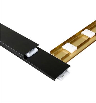 China Modern Skirting Board Stainless Steel Architectural Decor Skirting Floor Wall Ceiling Sharpening Lines Skirting Baseboard T - Profile for sale