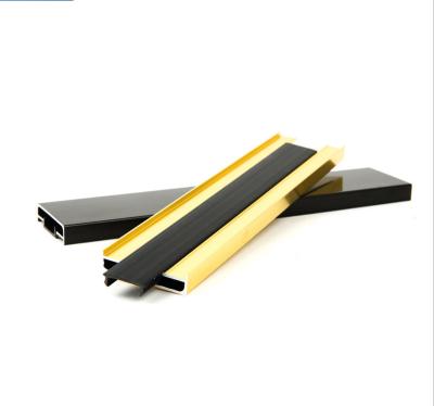 China Modern Fast Delivery Wall Baseboard Skirting Panel Aluminum Skirting Line Waterproof for sale