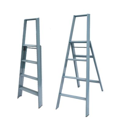 China Modern Household Aluminum Folding Ladders Wide Step Ladder Durable Folding Home Ladder for sale