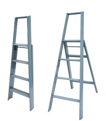 China Household 4 Steps Folding Ladders Insulation Foldable Ladders Aluminum Ladder for sale