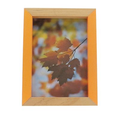 China Modern Home Deco Wooden Souvenirs Multicolor Custom Size And Color Wood Photo Frame For Home Decor for sale