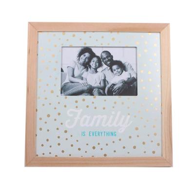 China Home Deco Custom Natural Wooden Picture Frame Pine Wood for sale