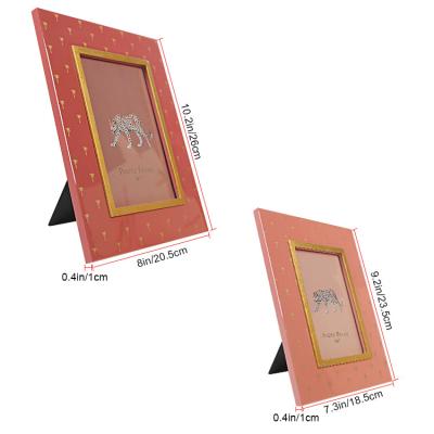 China bilderrahmen Hot Sales Home Colorful Wooden Cartoon Deco Picture Frame Tree Sublimation Kids Photo Frame Animals for sale