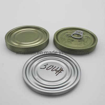 China                  Food Grade 300# Tinplate End Easy Open Lid for Tin Can Wholesale              for sale