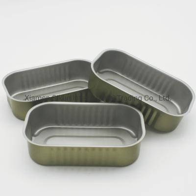 China Neue leere 311# Tin Cans Food Grade Mass Produktions-niedriger Preis-heiße Großhandelsverkäufe der hohen Qualität für eingemachte Sardien-Fisch-Verpackung zu verkaufen