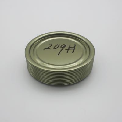 Chine Couvercle ouvert facile d'extrémité de fer-blanc de la catégorie comestible 209# pour Tin Can Best Price Cheap à vendre