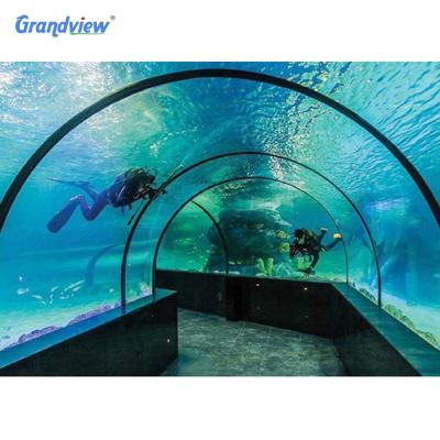 China Swimming Pool Aquarium Acrylic Tanks For Underwater World Restaurant for sale