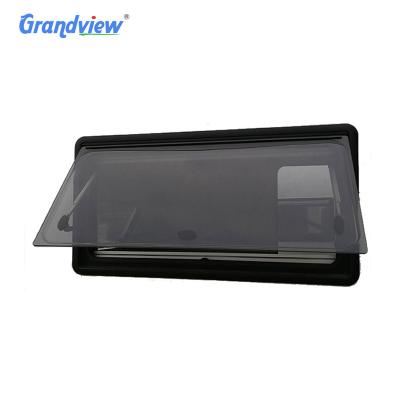 China Light transmission 700x400 900x500 550x1100mm acrylic knockout RV camper motorhome caravan windows for sale