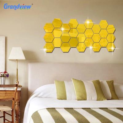 China 100% brand new and high quality 3d decorative acrylic wall mirror stickers for sale