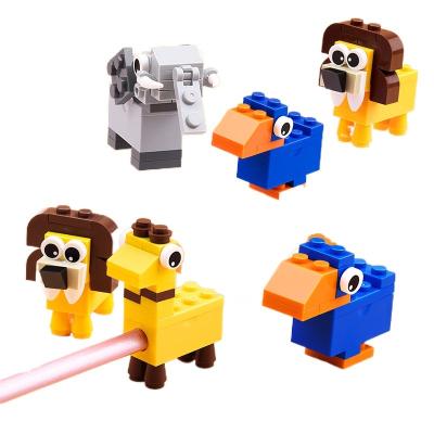 China The Cartoon Building Block The Cute Pencil Sharpener Mini Student Pencil Sharpener Stationery Pencil Sharpener M for sale