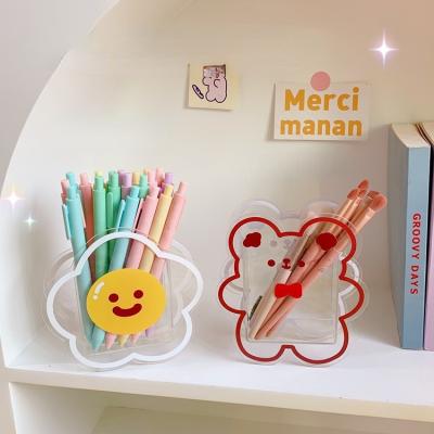 China Animal Pen Holder Multifunctional Pen Holder Kawaii Pen Holder Desktop Cartoon for sale