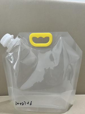 China Grain Stand Up Pouch With 2.2cm Spout With Handle for sale