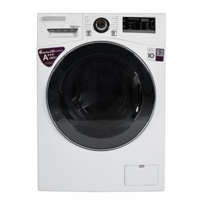 China Hotel 9kg Front Load Washing Machine White Color With Universal Motor Fully Automatic Home Appliances Chrome Big Button Chrome Door for sale