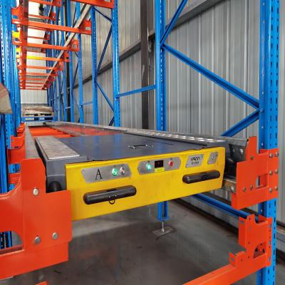 China Corrosion Protection OEM Automatic Warehouse Radio Racking System Shuttle Pallet Racking System for sale