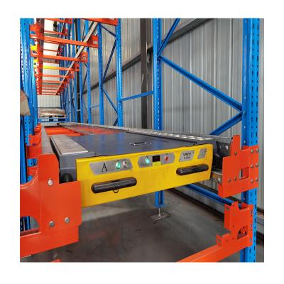 China Corrosion Protection Automated Storage Equipment Radio Shuttle Pallet Car With Radio Shuttle Warehouse Racking for sale