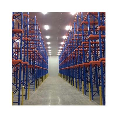 China Corrosion Protection Galvanized Metal Warehouse Storage Rack Shelving Drive In Pallet Racking For Cloth Roll for sale