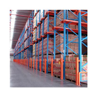 China Wide Use Heavy Duty Warehouse Metal Storage Rack System Drive In Pallet Rack For FIFO Storage for sale