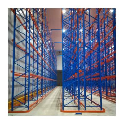 China Hot Selling Corrosion Protection Aisle Rack Warehouse Storage VNA Pallet Racking Even Heavy Duty Narrow Rack for sale