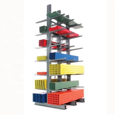 China Corrosion protection industrial steel coil /pipe/cable reel/heavy duty cantilever steel rack lumber/steel bar storage for sale