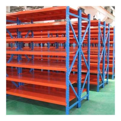 China Easy Assembled Medium Duty Corrosion Protection Warehouse Racks Longspan Shelving Boltless / Rivet Shelving System for sale