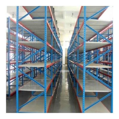 China Corrosion Protection Adjustable Steel Warehouse Storage Longspan Boltless Draw Rivet Shelving Medium Duty Rack for sale