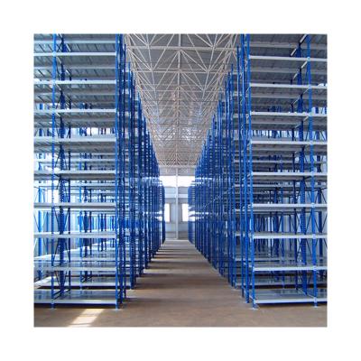 China Corrosion Protection 5 Layer Shelves Boltless Stacking Medium Duty Warehouse Laminate Storage Rack for sale